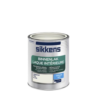 Peinture Laque intérieure ivoire satin 0,75 L - SIKKENS