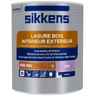 Lasure chêne foncé 1 L - SIKKENS