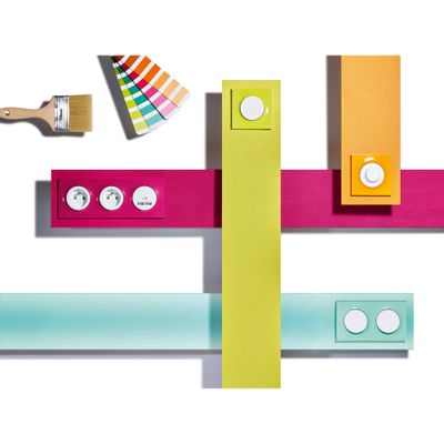 Interrupteur ou va-et-vient lumineux blanc Odace 2011 SCHNEIDER ELECTRIC