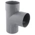 Culotte PVC évacuation 87° mâle/femelle Ø80 - FITT