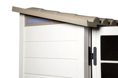 Abri de jardin en résine avec toit mono-pente 0,88 m², Livraison à domicile incluse - HABRITA