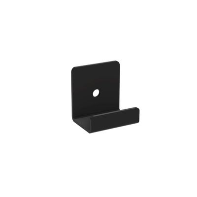 Crochets en métal noir mat  30 x 31 x 23 mm pour panneaux acoustiques mural par 2 REI