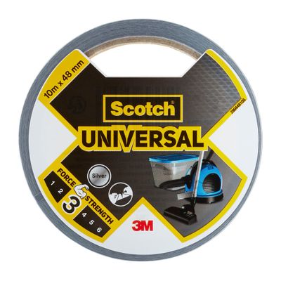 Ruban adhésif de réparation toile Universal gris 10 m x 48 mm - SCOTCH