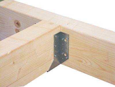 Support de poutre en U ailes extérieures à écartement variable droite acier galvanisé 25 x 140 mm - ALBERTS