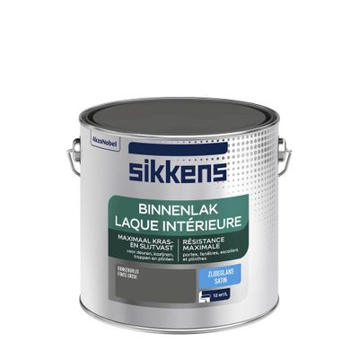 Peinture Laque intérieure fonte gris satin 2,5 L - SIKKENS