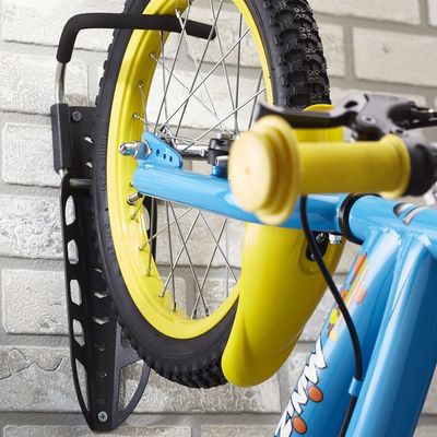 Crochet vélo bloque pneu avec système antivol MOTTEZ