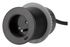 Bloc prise encastrable affleurant avec prises USB C 60cm noir OTIO