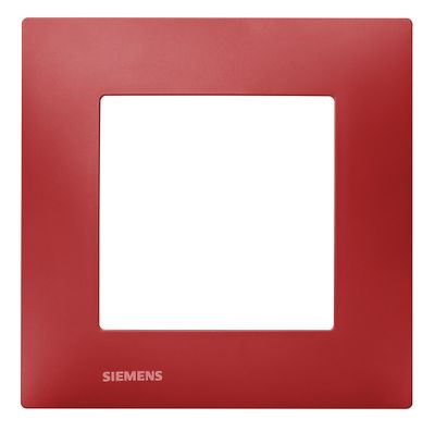 Plaque simple rouge Delta Viva SIEMENS