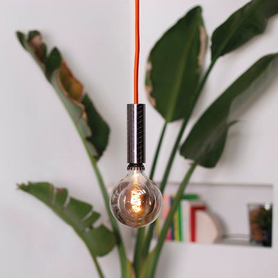 Câble électrique tissu orange 3m - TIBELEC