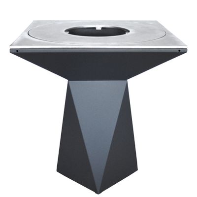 Brasero de cuisson G1 graphite avec plaque plancha, grille et couvercle de protection  ARTISS