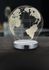 Lampe à poser LED Globe chrome et transparent 600 lumens blanc variable CCT - REALITY