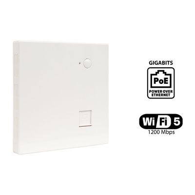Borne ou répéteur WiFi encastrable avec prise RJ45 gigabit - Start WiFi BATLIEC