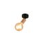 Spot E27 Lamego noir et bois 10W - REALITY