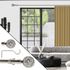 Kit tringle à rideaux extensible en métal de 1.20 à 2.10 m diam 16 à 19 mm Finition Nickel - MOBOIS