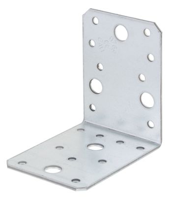 Equerre d'assemblage galvanisé 90 x 90 x 65 mm