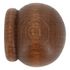Embout déco anglais à visser diam 28 mm Finition chêne foncé par 2 - MOBOIS