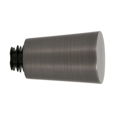 Embout déco medium à visser en métal diam 20 mm Finition Gun foncé par 2 - MOBOIS