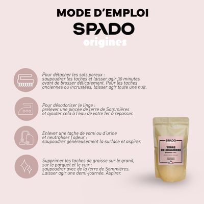 Terre de Sommières poudre 600g SPADO ORIGINES