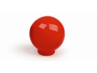 Bouton de meuble boule rouge diamètre 29 mm REI