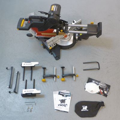 Scie à onglet radiale double inclinaison 1 600 W EnergySaw-305STB2 - PEUGEOT