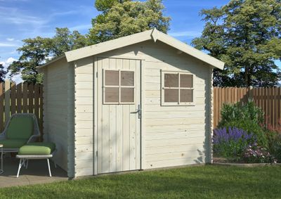 Abri de jardin  Bois Naturel  Katia 4,3m2 Livraison à domicile incluse