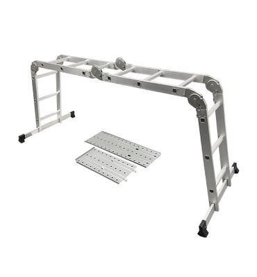 Echelle articulée Selekta avec plateforme aluminium - HAILO