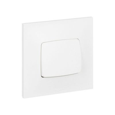 Bouton poussoir encastrable complet Blanc - Neptune LEGRAND