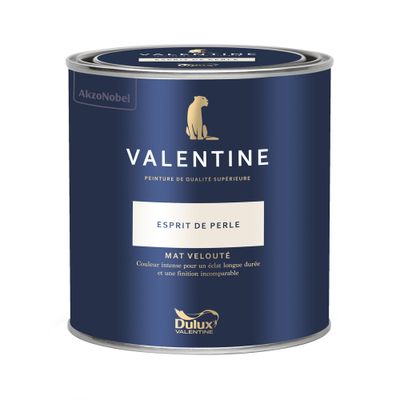 Peinture Valentine  Mat Velouté Esprit de Perle 0,5 L - DULUX VALENTINE