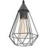 Suspension métal noir E27 60W Ø17,5 cm TARBES - EGLO