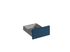 Façade tiroir pour meuble de cuisine Lotus bleu indigo mat 13,8 x 40 cm OFITRES