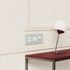 Plaque de finition 3 postes Odace 2025 vert jade - SCHNEIDER ELECTRIC