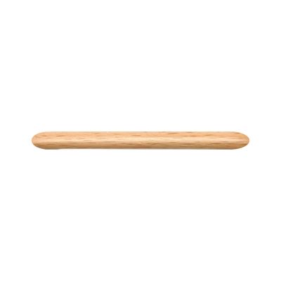 Poignée de meuble bois hêtre verni entraxe 96 mm REI