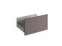Façade tiroir pour meuble de cuisine Lotus basalte mat 35 x 60 cm OFITRES