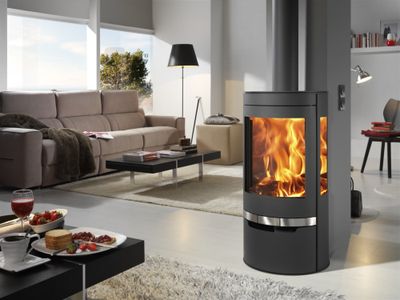 Poêle à bois 8 kW SUERTE 7 étoiles flammes vertes - PANADERO