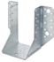 Support de poteau en U ailes extérieures 70 x 125 x 2 mm