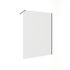 Paroi de douche à l'italienne 140x200 cm profilé noir verre transparent 8 mm Signature - OCEA
