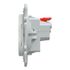 Prises 2 pôles + terre Ovalis affleurante blanc par 10 - SCHNEIDER ELECTRIC