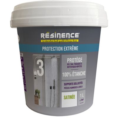 Résine de finition minérale extrême satin 1 L - RESINENCE