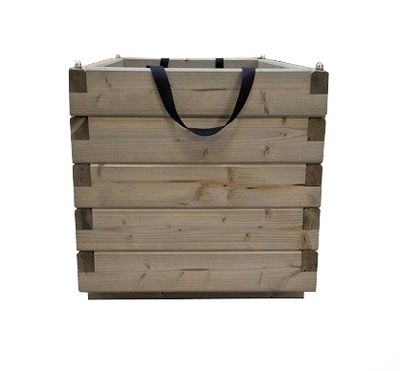 BAC RECTANGLE 150X50 HT 50 CM sapin