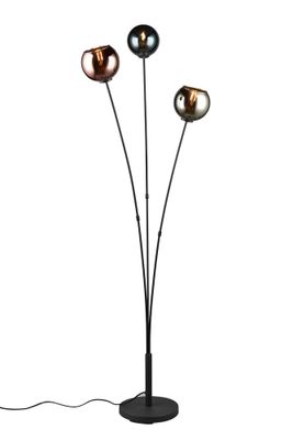 Lampadaire E14 Sheldon verre multicolore  3x10W - REALITY