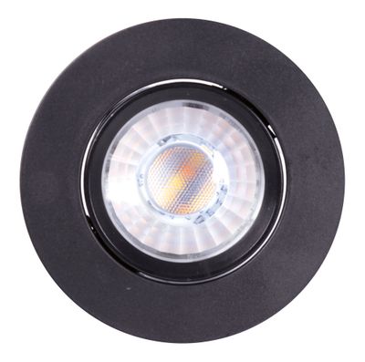 Spot LED encastrable dimmable orientable Noir - Iris ARIC