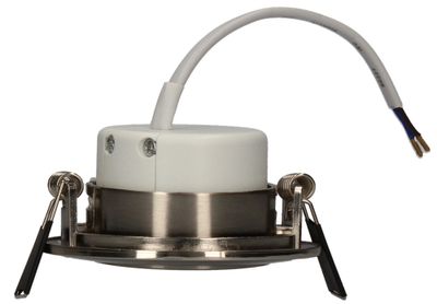 Spot LED encastrable dimmable et orientable module remplaçable Acier - Ruby ARLUX