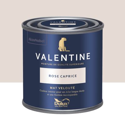 Peinture Valentine Mat Velouté Rose Caprice 125 mL - DULUX VALENTINE