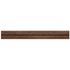 Tringle à rideaux en bois 2 m diam 28 mm Finition chêne foncé - MOBOIS