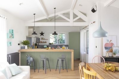 Peinture de rénovation multi-supports MaRéno vert kaki finition satinée 0,5L - V33