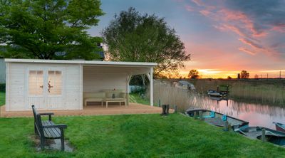 Abri de jardin bois Bois Naturel  Ella 8,7+10m2 Livraison à domicile incluse