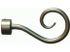 Embout crosse diam 20 mm Finition Nickel par 2 - MOBOIS