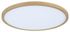 Plafonnier salle de bains LED Atria Shine Ø 40cm effet bois IP44 2800 lumens blanc variable CCT - PAULMANN