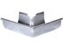 Angle extérieur zinc dév.33  pour gouttière EDILIANS