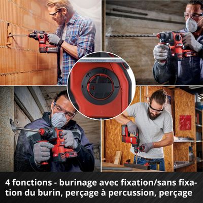 Marteau perforateur burineur sans fil 18 V sans batterie HEROCCO EINHELL